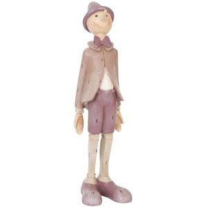 Clayre & Eef 6PR0357 Dekopuppe Pinocchio Poly-Harz...