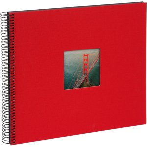 Goldbuch Spiralalbum Bella Vista rot 35x30 cm 40 schwarze...