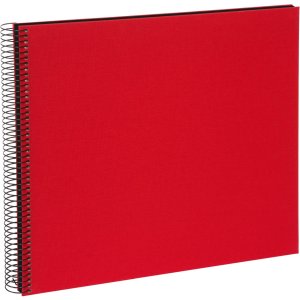 Goldbuch Spiralalbum Bella Vista rot 35x30 cm 40 schwarze...