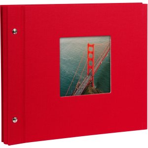 Goldbuch Schraubalbum Bella Vista rot 30x25 cm 40...