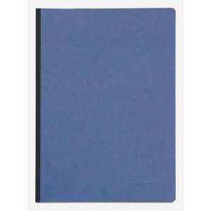 Notizbuch AgeBag A5 Leinen liniert 96 Blatt - Blau