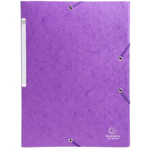 Exacompta 55957E Sammelmappe A4+ 3 Klappen violett...