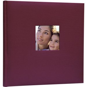 ZEP Leinen Fotoalbum Velina bordeaux 30x31 cm 60...