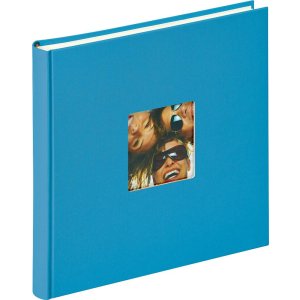 Walther Fotoalbum Fun oceanblau 26x25 cm 40 Seiten mit...