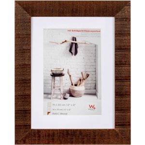 Walther Holzrahmen Home 15x20 cm nussbraun mit...