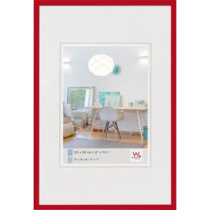 Walther Kunststoffrahmen New Lifestyle 24x30 cm Rot Hoch-...