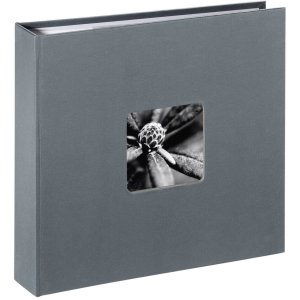 Hama Memoalbum Fine Art 160 Fotos 10x15 cm grau mit...