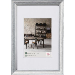 Walther Bilderrahmen Lounge silber 15x20 cm