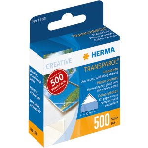 HERMA Fotoecken Transparol 500 Stück selbstklebend...