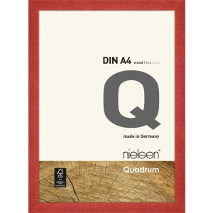 Nielsen Holz-Wechselrahmen Quadrum 21x30 cm rot