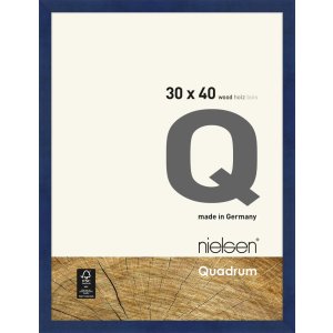 Nielsen Quadrum Holz-Wechselrahmen 30x40 cm Blau...