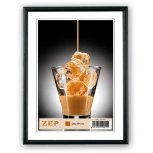 ZEP Alurahmen Burpali 20x30 cm schwarz Halbrundprofil 7...