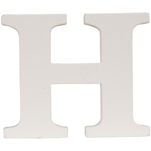 Buchstabe H - 9x8 cm MDF