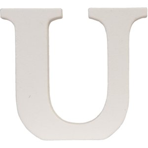 Buchstabe U - 9x8 cm MDF