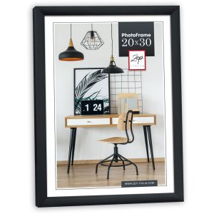 ZEP Kunststoffrahmen New Easy 20x30 cm Schwarz Klarglas...