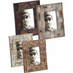 Holz-Fotorahmen Liam 10x15 cm und 13x18 cm 4 Farben