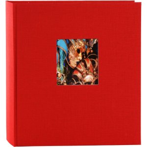 Goldbuch Fotoalbum Bella Vista 30x31 cm rot Leinen 60...