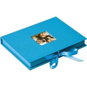 Foto-Geschenkbox Fun oceanblau 13x18 cm