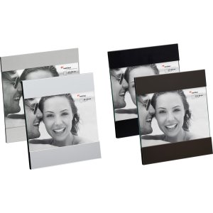 AVA Fotorahmen schwarz und silber 10x15 cm, 13x18 cm und...