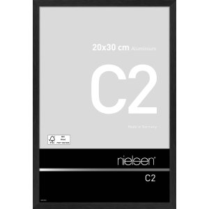 Nielsen Alurahmen C2 schwarz matt 20x30 cm Blockprofil...