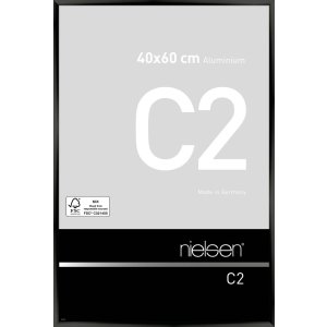 Nielsen Alurahmen C2 40x60 cm eloxal schwarz glanz...