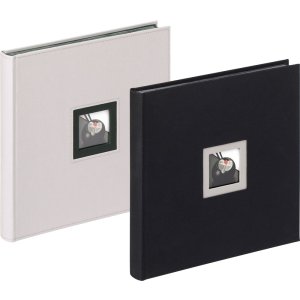 Walther Fotoalbum Black White Leinen 50 Seiten Schwarz...