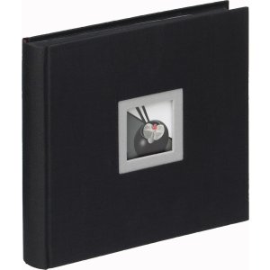 Walther Fotoalbum Black White Leinen 50 Seiten Schwarz...