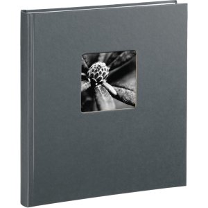 Hama Fotoalbum Fine Art grau 29x32 cm 50 weiße Seiten