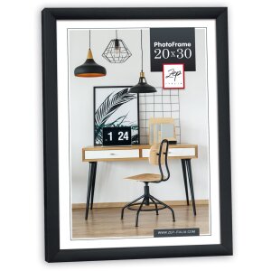 ZEP Kunststoffrahmen New Easy schwarz 20x25 cm mit...