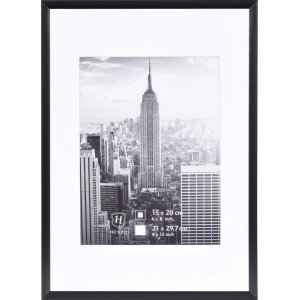 Henzo Alurahmen Manhattan 21x30 cm schwarz DIN A4 mit...