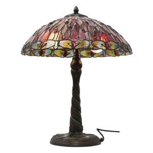 LumiLamp 5LL-5466 Tiffany Tischlampe Ø 45x56 cm...