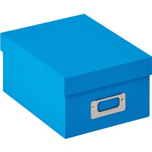 Walther Fotobox Fun oceanblau 22x17x11 cm für bis zu...