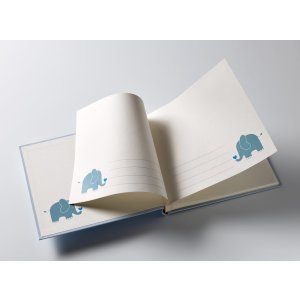 Walther Babyalbum Baby Animal blau 28x25 cm 50...