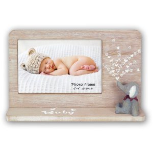 ZEP Baby-Bilderrahmen Dumbo Holz 10x15 cm mit...