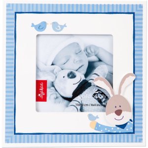 Goldbuch 920410 Semmelbunny Blauer Babyrahmen 10x10cm