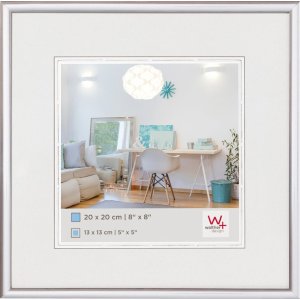 Walther Kunststoffrahmen New Lifestyle 30x30 cm Silber...