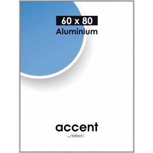 Nielsen Accent Alurahmen 60x80 cm silber matt