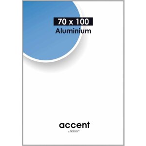 Nielsen Alurahmen Accent 70x100 cm silber matt schmales...