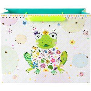 Goldbuch Geschenktasche HAPPY FROG 27x33 cm