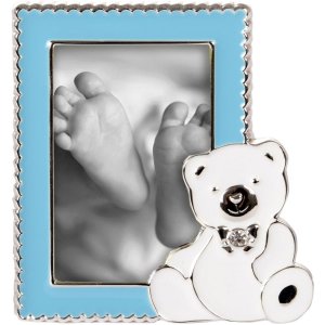 Goldbuch Baby-Fotorahmen Sweet Bear 5x8 cm blau