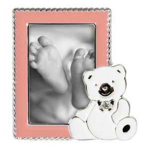 Sweet Bear Baby-Fotorahmen 5x8 cm rosa