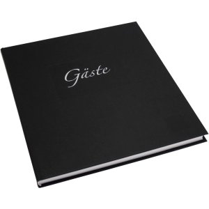 SEDA Gästebuch von Goldbuch in schwarz