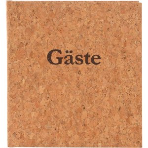 Goldbuch Gästebuch KORKIN aus Kork 22x24,5 cm 176...