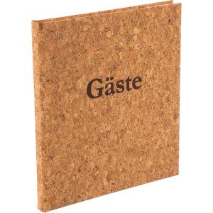 Goldbuch Gästebuch KORKIN aus Kork 22x24,5 cm 176...