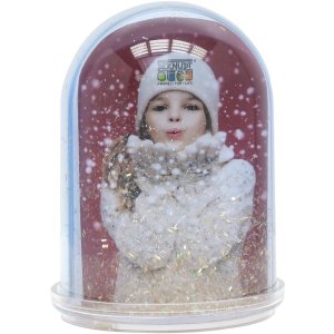 Deknudt Foto-Schneekugel transparent Kunststoff S66FA7