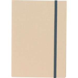 DIN A5 Einschreibebuch Linum beige