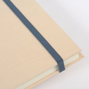 DIN A5 Einschreibebuch Linum beige