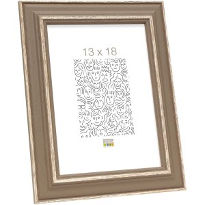 Bilderrahmen beige Holz 10,0 x15,0 cm S221F