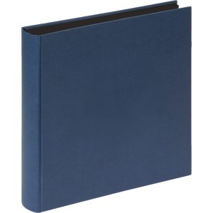 Walther Fotoalbum Fun 30x30 cm blau 100 schwarze Seiten...