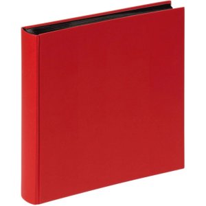 Walther Fotoalbum Fun Rot 30x30 cm 100 schwarze Seiten...